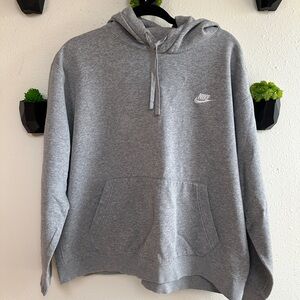 Nike Men's Heather Gray Pullover Hoodie